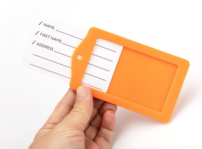 pvc rubber bag tag