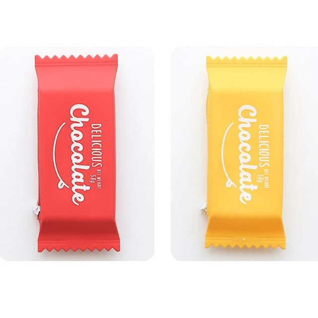 Fashion Candy Shape Silicone Student Pencil Case