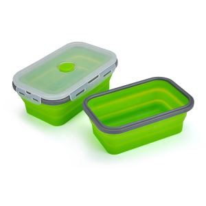 ECO 실리콘 접이식 학교 도시락