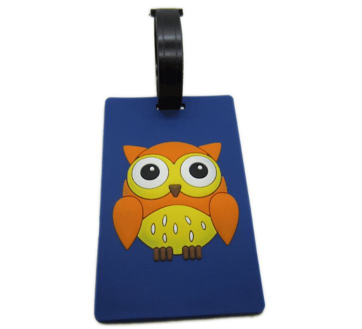 2D Pvc Soft Rubber Travel Goods School Bag Boarding Pass