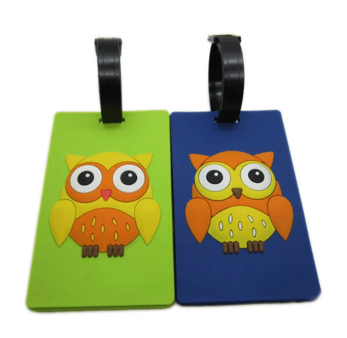 2D Pvc Soft Rubber Travel Goods School Bag Boarding Pass