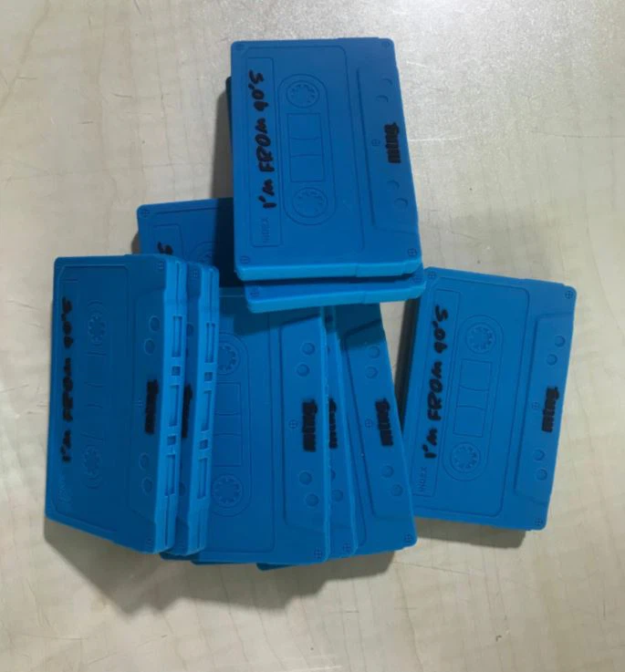 Classic Audiotape Shaped Silicone Wallets