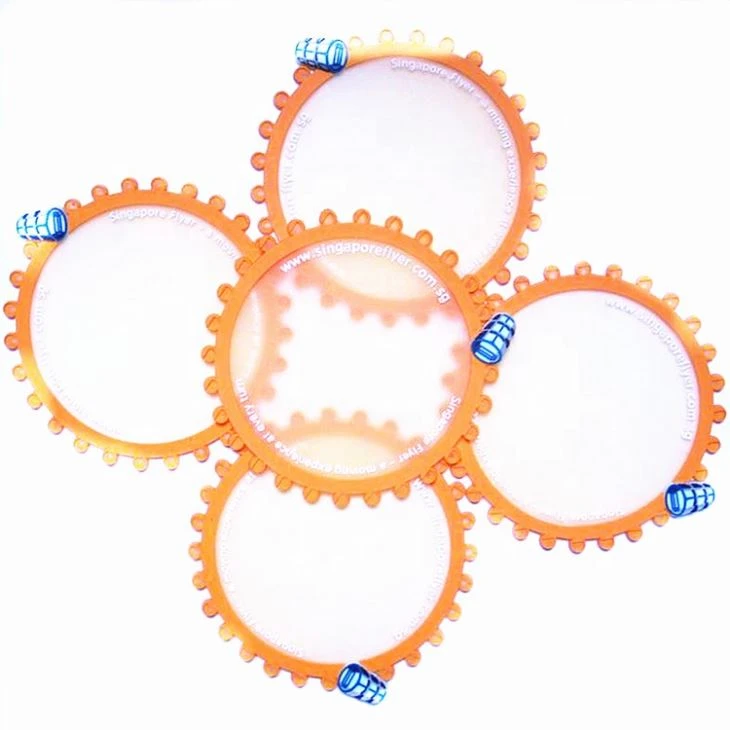 Deisgn Round Shaped Pvc Coaster