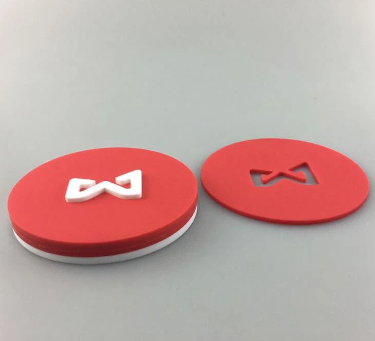 Hollow Out Soft Pvc Tea Cup Coaster For Beer Drinking