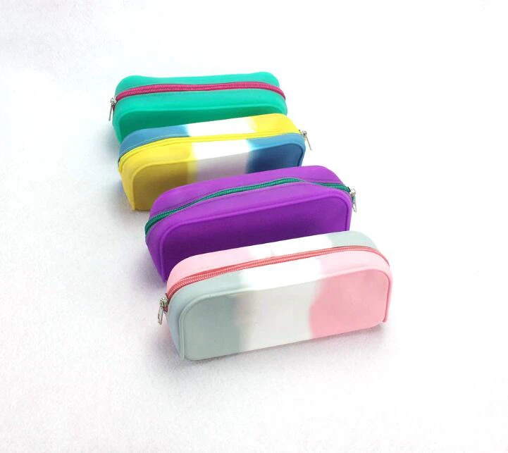 New Simple Clutch Bag Waterproof Pencil Case Silicone
