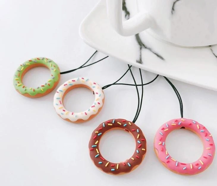Silicone Rope Custom Phone Lanyard Ring Holder Strap