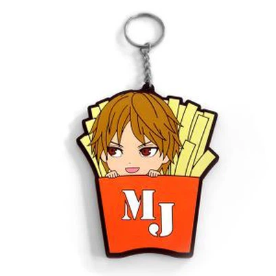 부드러운 PVC 키 체인 수제 애니메이션 피규어 펜던트