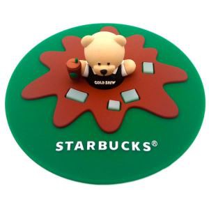 브랜드 실리콘 컵 뚜껑 커버