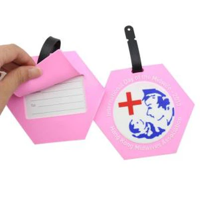 방수 부드러운 합성 수지 가방 여행 비행기 수하물 태그