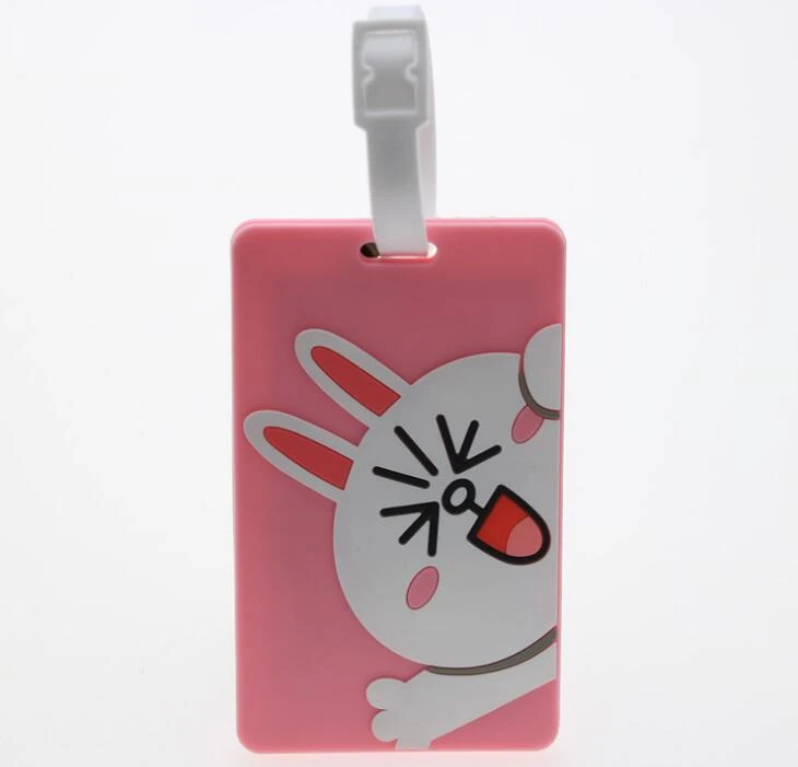 Waterproof 3D Soft PVC Rubber Travel Luggage Tags