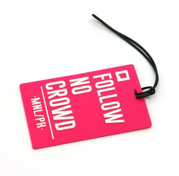 3D PVC Cartoon Luggage Tag Airport Backpack Tags