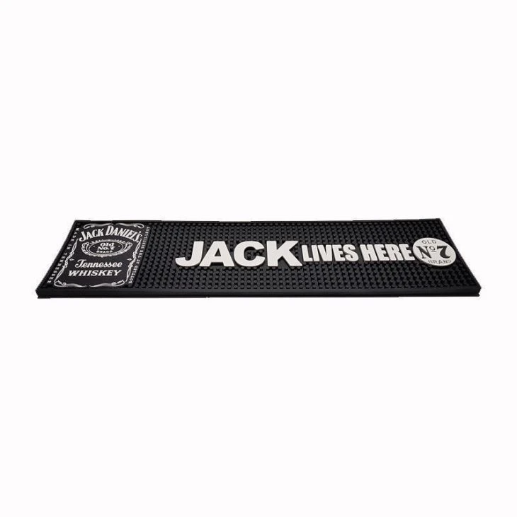 Brand LOGO Soft PVC Barmat Rubber Beer Mats For Drinking