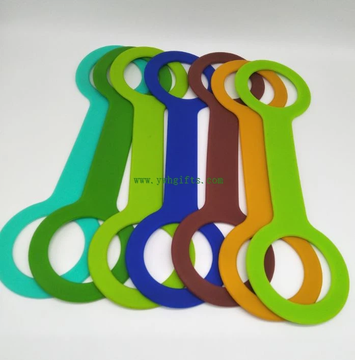Portable Outdoor Camping Hiking Silicone Water Bottle Belt Holder Safety Buckle Band