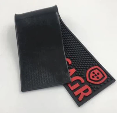 로고가있는 브랜드 PVC 바 러너 매트