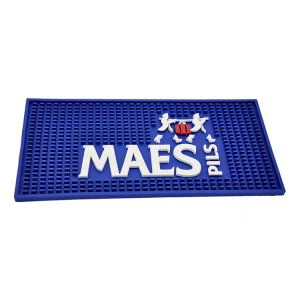 보드카에 대한 개인화 된 고무 PVC 바 유출 매트