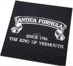 선술집과 막대기를 위한 승진 상표가 붙은 PVC 맥주 가로장 매트