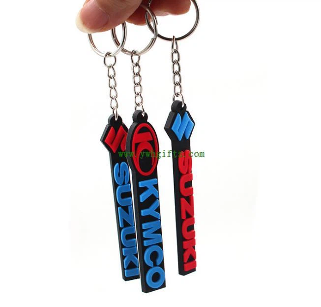 Soft 2d 3d Rubber Pvc Key Chain Popular Key Holders