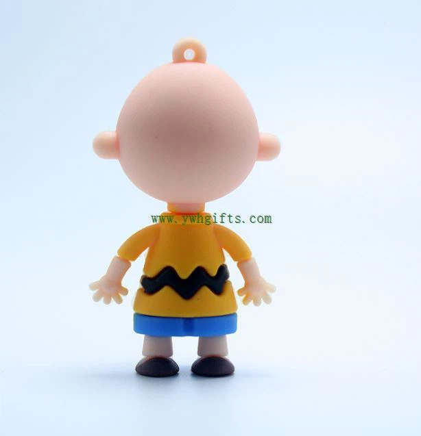 3D Rubber Keyring 2D PVC Keychains Soft Key Holder