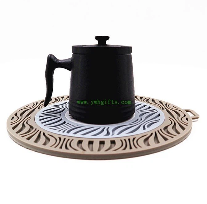 New Round Heat Resistant Silicone Coaster Placemat Pot Holder