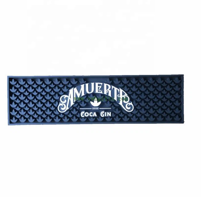 PVC Bar Runner Anti-Spill Non-Toxic Soft Rubber Bar Mats